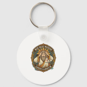 Jesus Accidental Video On Bedhead Morning Meeting  Key Ring