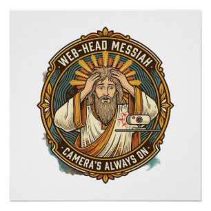 Jesus Accidental Video On Bedhead Morning Meeting Poster