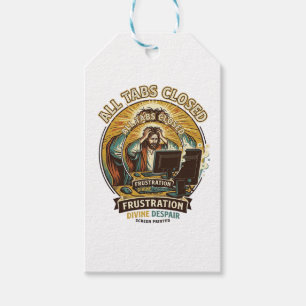 Jesus Accidentally Closed All Browser Tabs Panic T Gift Tags