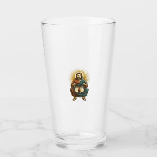 Jesus Adjusting Uncomfortable Wedgie Mid Squat Gym Glass