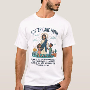 Jesus Adoption Foster Care Graphic Tee Christian A