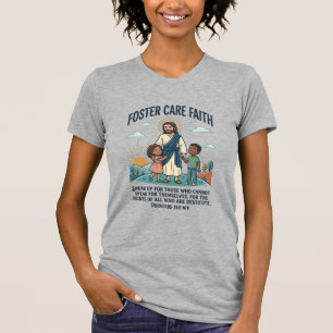 Jesus Adoption Foster Care Graphic Tee Christian A