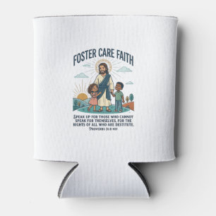 Jesus Adoption Foster Care Graphic Tee Christian A Can Cooler