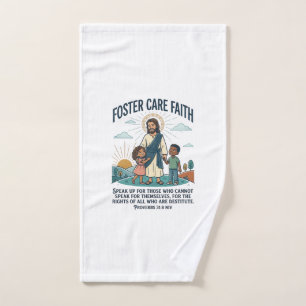 Jesus Adoption Foster Care Graphic Tee Christian A Hand Towel