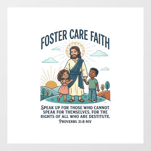 Jesus Adoption Foster Care Graphic Tee Christian A Window Cling