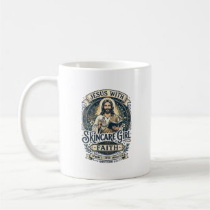 Jesus Aesthetician Skincare Vintage Shirt Christia Coffee Mug