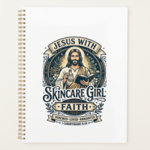 Jesus Aesthetician Skincare Vintage Shirt Christia Planner