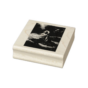 Jesus Agony in the Garden of Gethsemane Rubber Stamp