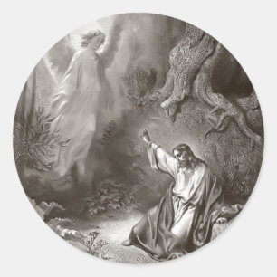 Jesus Agony In The Garden Religious Classic Round Sticker