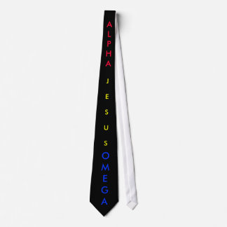 JESUS, ALPHA, OMEGA TIE