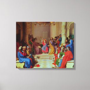 Jesus Among the Doctors, 1862 Canvas Print