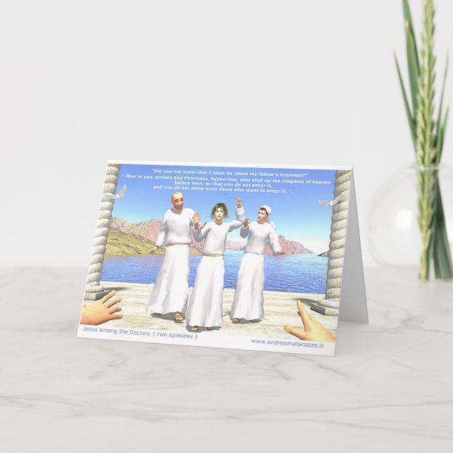 Jesus among the Doctors Card (Front)