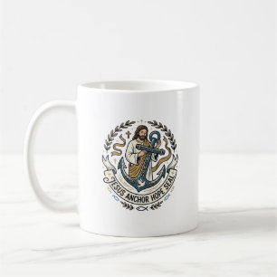 Jesus Anchor Hope Seal Jesus Anchor Hope Seal Chri Coffee Mug