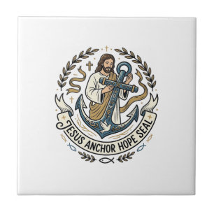 Jesus Anchor Hope Seal Jesus Anchor Hope Seal Chri Tile