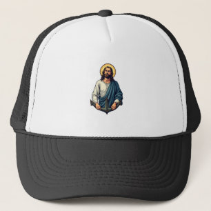 Jesus Anchor Hope Vintage Engraving Tee 2 Trucker Hat