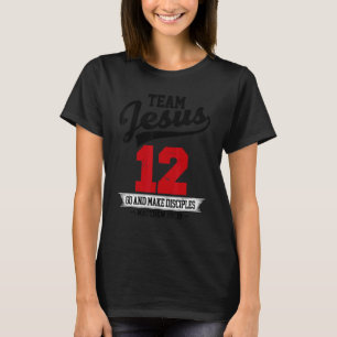 Jesus and Baseball Team Jesus Christian Matthew 28 T-Shirt