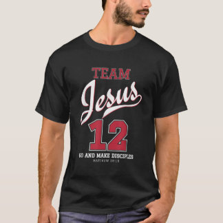 Jesus and Baseball Team Jesus T-Shirt