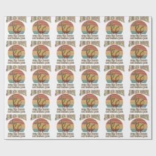 Jesus and Baseball Vintage Christian Shirt Wrapping Paper