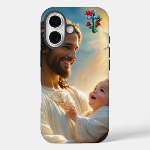 Jesus and Child iPhone 16 Case
