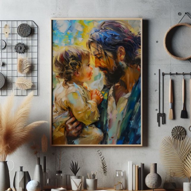Jesus and Child Expressionism Photo Print (Creator Uploaded)