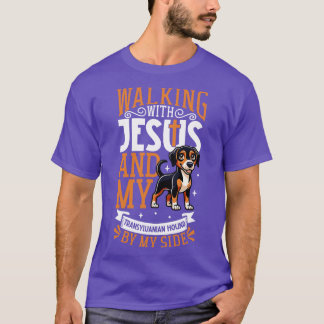 Jesus and dog Transylvanian Hound T-Shirt