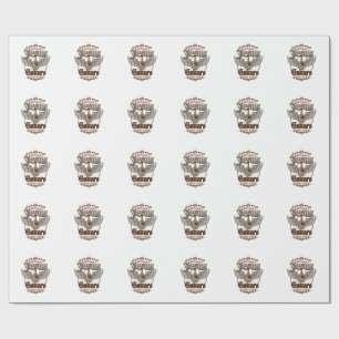 Jesus and Guitars Vintage Christian Guitar Wrapping Paper