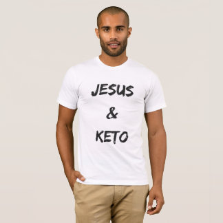 Jesus and Keto Men's Graphic T T-Shirt