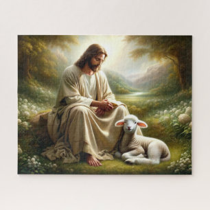 Jesus and Lamb Puzzle