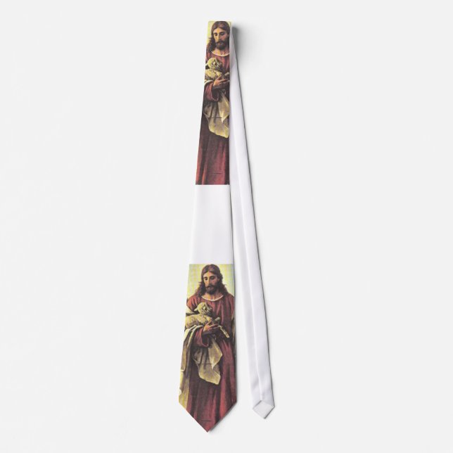 Jesus and Lamb Tie (Front)