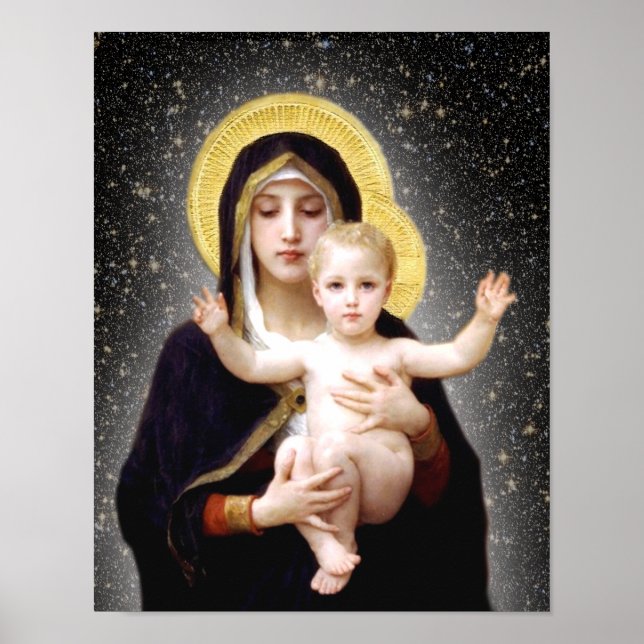 JESUS AND MARY DEVOTIONAL IMAGE. POSTER (Front)