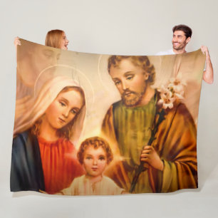 JESUS and MARY MAGDALENE Fleece Blanket