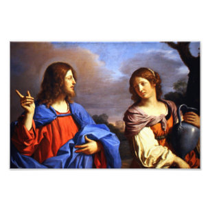 Jesus and Mary Magdalene Photo Print