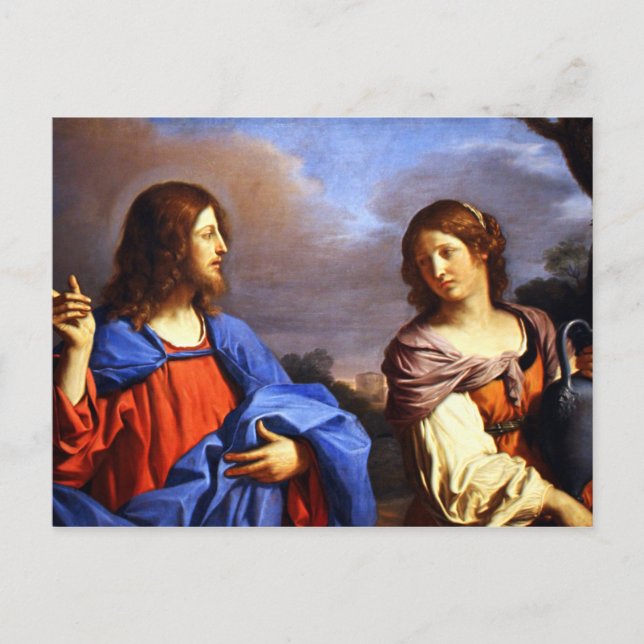Jesus and Mary Magdalene Postcard (Front)