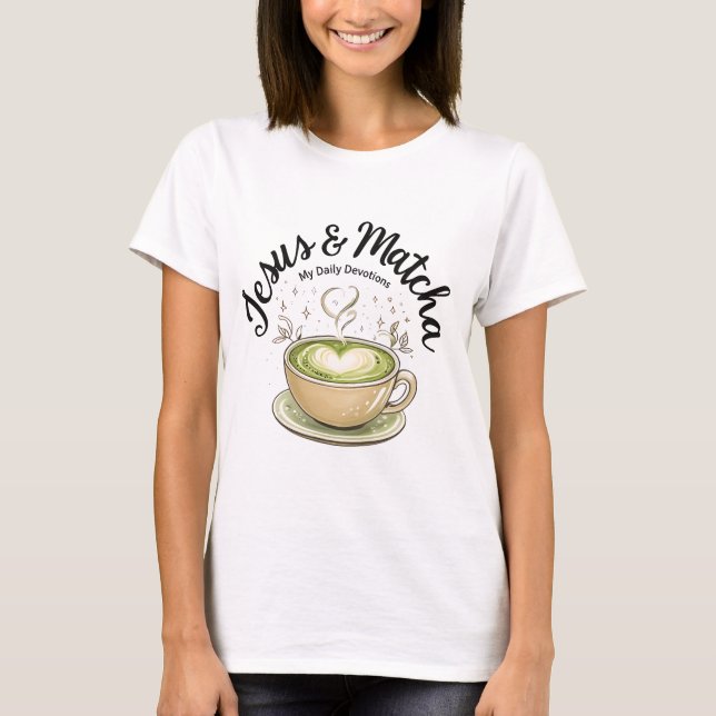 Jesus and Matcha T-Shirt (Front)