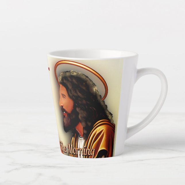 Jesus and Me In The Morning Latte Mug (Right)