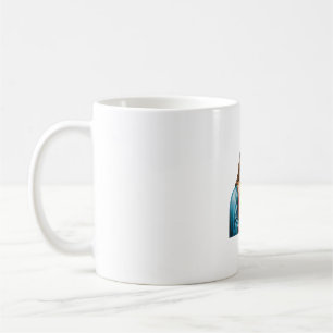 Jesus and Moo Deng A Sacred Moment Playful Twist L Coffee Mug