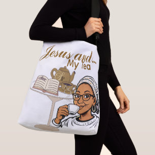 Jesus and My Tea Crossbody Bag