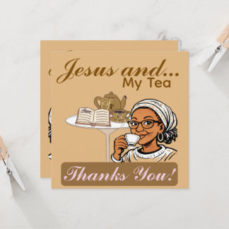 Jesus and My Tea Stationery