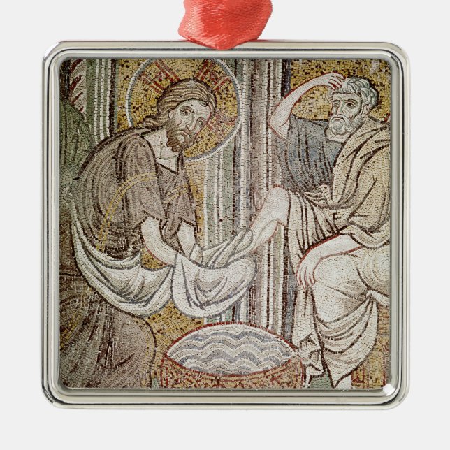 Jesus and St. Peter Metal Tree Decoration (Front)
