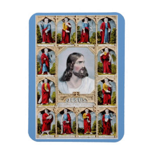 Jesus and the Apostles magnet
