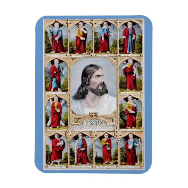 Jesus and the Apostles magnet (Vertical)