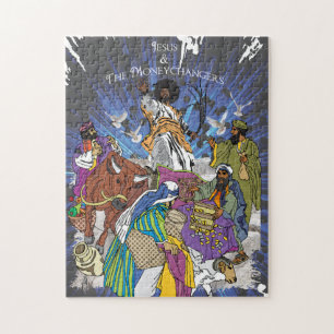 Jesus and the Moneychangers Jigsaw Puzzle