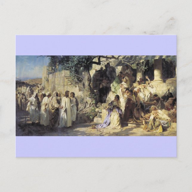 Jesus and the Sinners Postcard (Front)