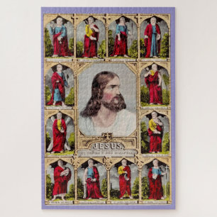 Jesus and the twelve apostles jigsaw puzzle