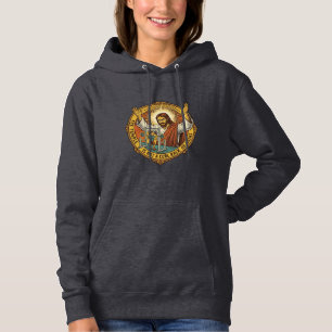 Jesus Angry Bicep Curls Squat Rack Gym Annoyance H Hoodie