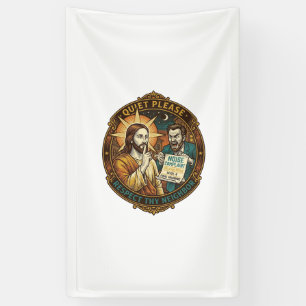 Jesus Angry Neighbour Noise Complaint Loud Party C Banner