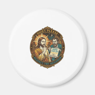 Jesus Angry Neighbour Noise Complaint Loud Party C Magnet