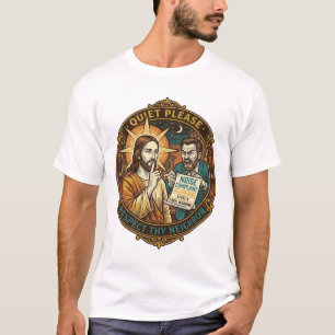 Jesus Angry Neighbour Noise Complaint Loud Party C T-Shirt