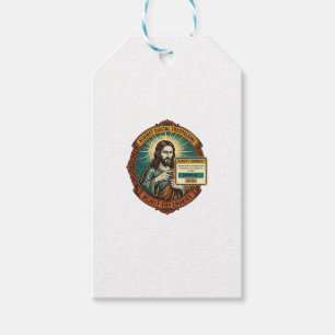 Jesus Annoying Accept Cookies Pop Up Internet Brow Gift Tags