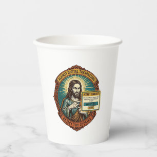 Jesus Annoying Accept Cookies Pop Up Internet Brow Paper Cups